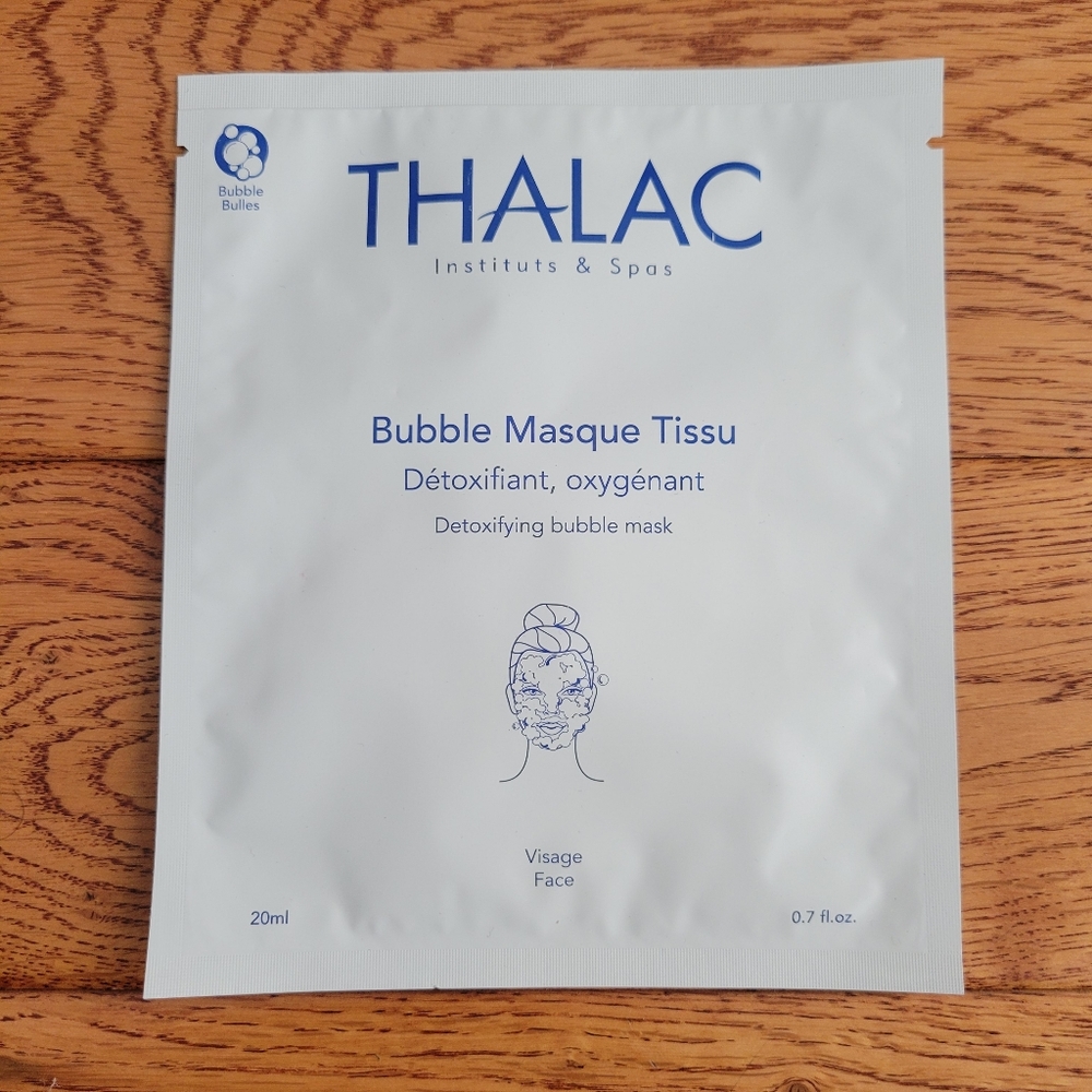 Thalac Bubble Masque Tissue Face Mask France